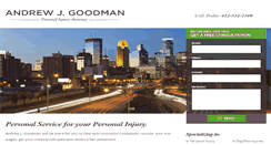 Desktop Screenshot of ajgoodmanlaw.com
